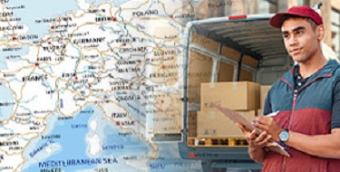 Transport de colis en Europe