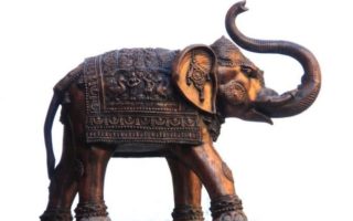 Photo d'un Éléphant en bronze