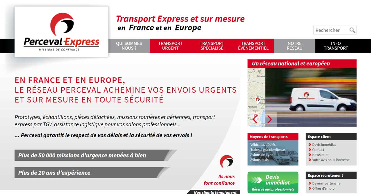 Nos emballages pour le transport routier National et Européen